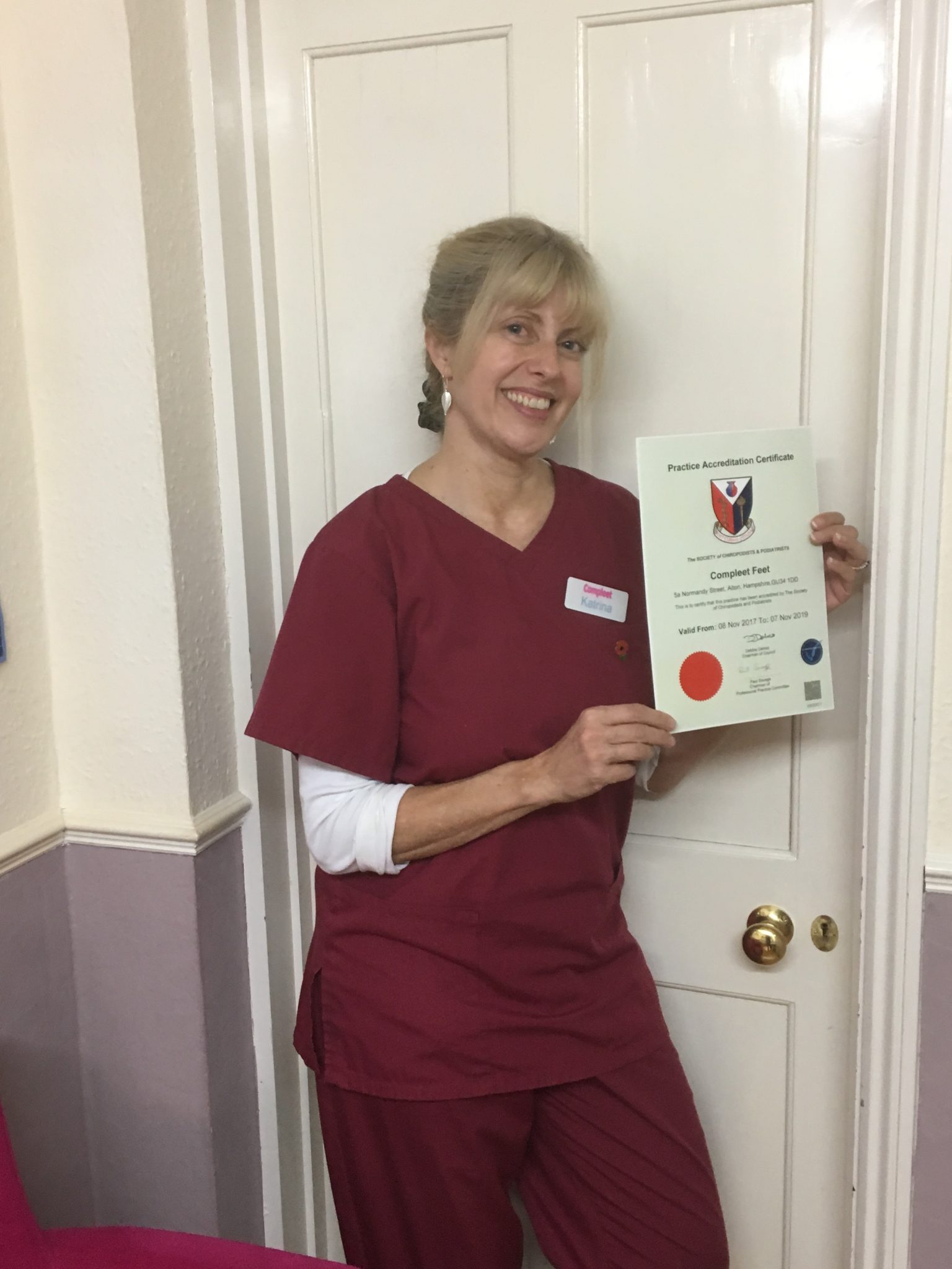 Compleet Feet Practice Re-accreditation and Patient Satisfaction Survey Results